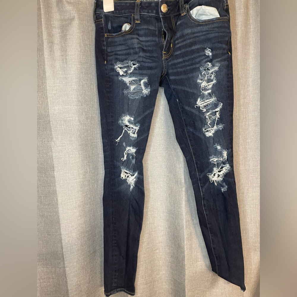 American Eagle Ripped Skinny Jeans